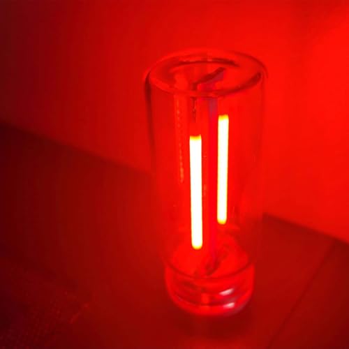KITUREK USB LED Retro Atmosphere Light Plug-in Ambient Night Lamp Red