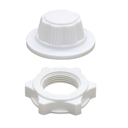 M8 Fan Fixing Nut - Colorless Hexagonal Flat Head Industrial Spare Part