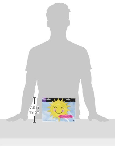 Sunshine Sun Shape Balloon Pack - 29" Foil Helium Balloons