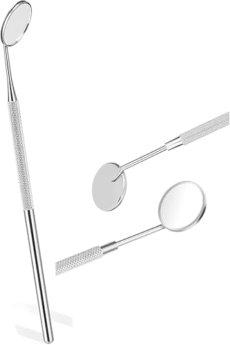 Stainless Steel Dental Mouth Mirror - 5.5 Inch Anti-Fog Dentist Oral Inspection Tool