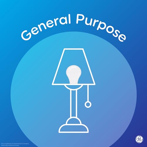 GE 40W Equivalent LED Light Bulbs A19 Soft White 4 Pack, Dimmable, Long-Lasting