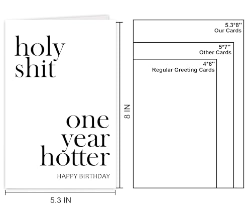 Funny Birthday Card - Cheeky Humor for 30th to 60th Birthdays