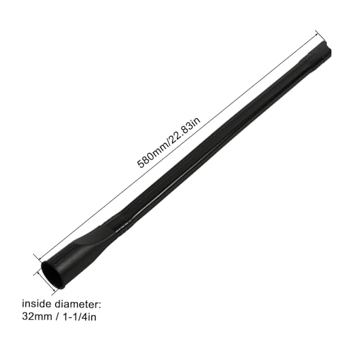 Flexible 32mm Crevice Tool for Vacuum Cleaners - 1.25 Inch Flat Nozzle
