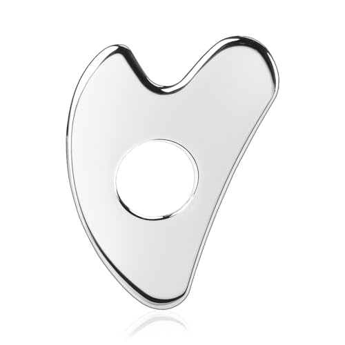 BTYMS Stainless Steel Gua Sha Facial Tool for Skin Care & Massage