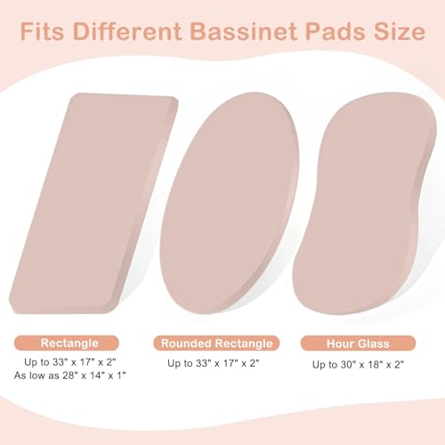 Muslin Bassinet Sheets 2-Pack for Baby | Soft & Breathable Fitted Sheets