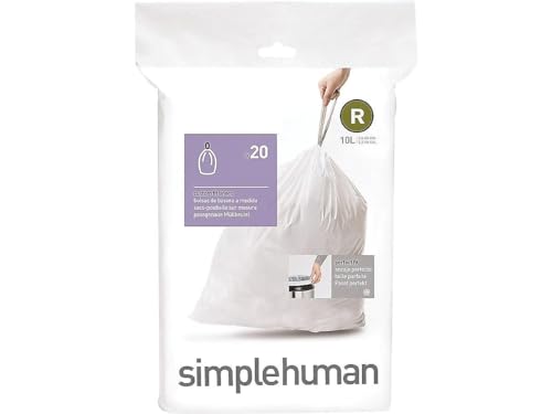 simplehuman Code R Drawstring Trash Bags - 10L (240 Count)