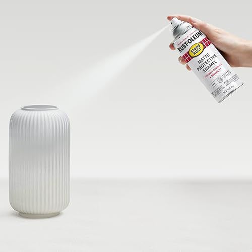 Rust-Oleum 401642 Stops Rust Spray Paint, 12 oz, Matte White