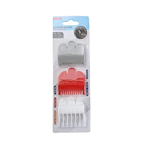 Universal Hair Clipper Guard Combs 3-Piece Replacement Set