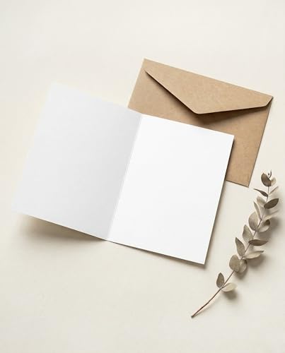 Fathers Day Card for Son from Mom - 5x7 with Kraft Envelope