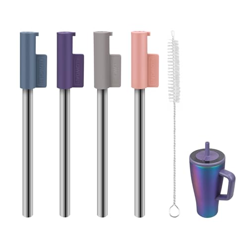 Replacement Straws for Brumate Era 30 oz Tumbler - 4 Pack with Cleaning Brush