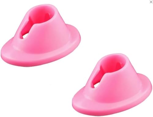 SelHeng Pink Anti-Spill Nail Polish Bottle Holder Stand 2Pcs