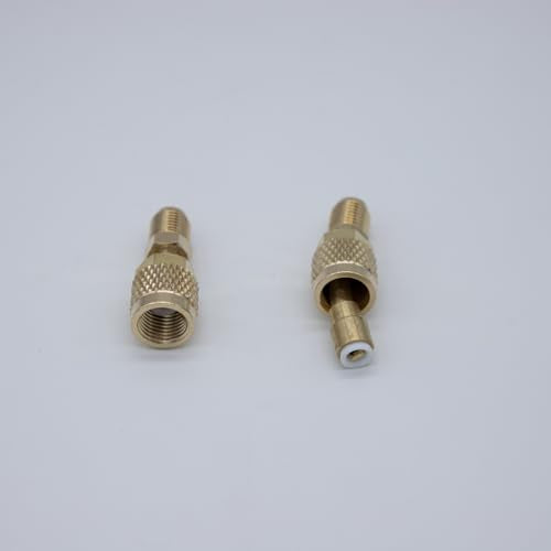 R410A Refrigeration Adapter - 5/16" Female to 1/4" Male Brass Coupler