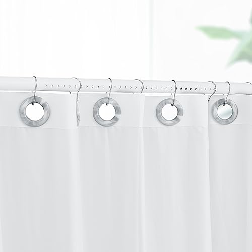 Gisafai 30 Pcs Stainless Steel Shower Curtain Hooks - Rust Proof & Versatile