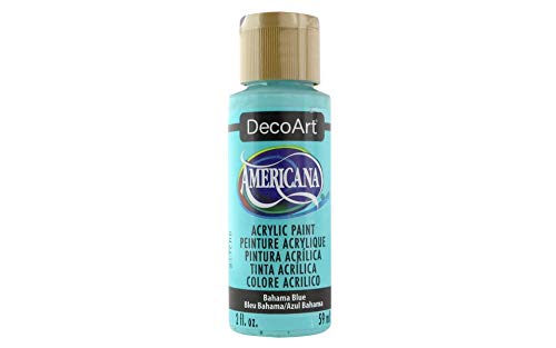 DecoArt Bahama Blue Acrylic Paint - 2oz Opaque Color