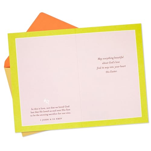Easter Card Pack of 2 - Beautiful Blessings Floral Design, 5x7