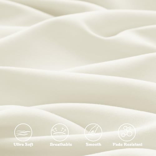 KKJIAF 3 Piece Toddler Sheet Set - Soft Microfiber with Ruffle Pillowcase