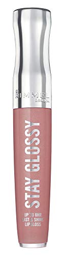 Rimmel Stay Glossy Lip Gloss - 130 Blushing Belgraves, 0.18 oz