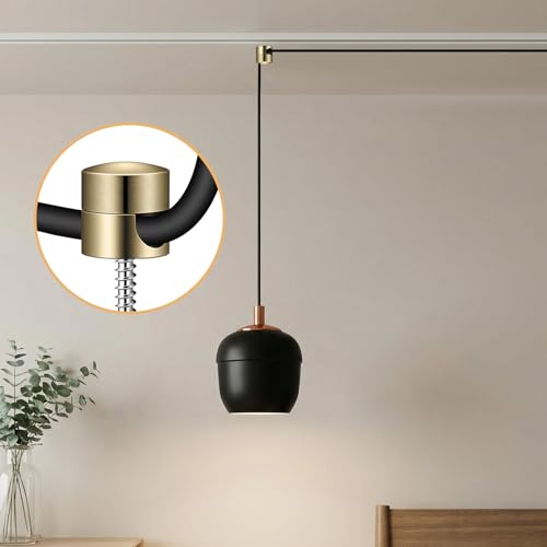 Bremorou 4pcs Ceiling Swag Hooks for Pendant Lights - Gold