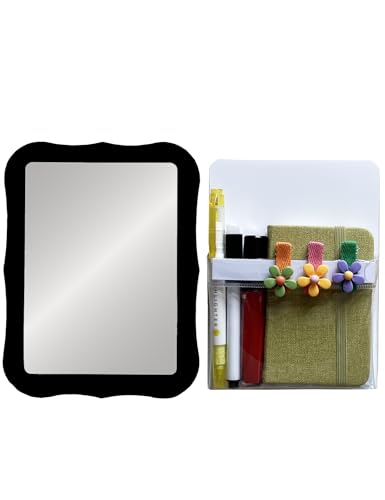 Magnetic Locker Mirror and Organizer Kit - School Supplies