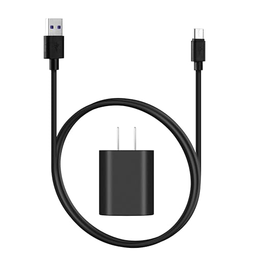 5V AC USB Wall Charger & Cable for eufy HomeVac H11, Fanttik V8
