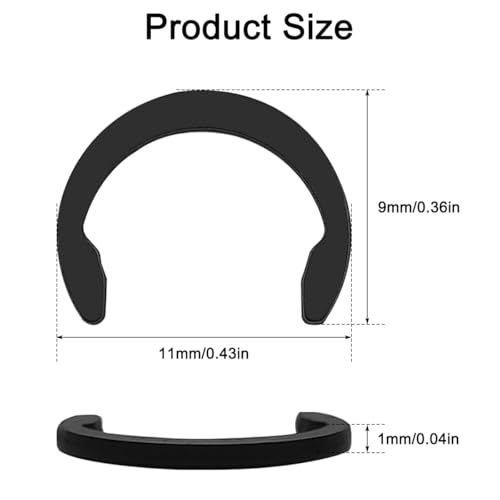 20 Pcs Retaining Clip Rings Compatible with Cricut Maker Rubber Roller