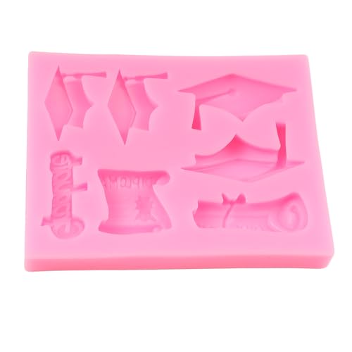 Graduation Silicone Fondant Molds - Cap & Diploma Set