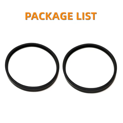 Replacement Grooved Belts for Bissell MultiClean Pet Vacuums (Pack of 2)