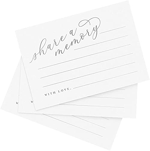 Share a Memory Cards with Silver Foil - 50 Pack 4x6