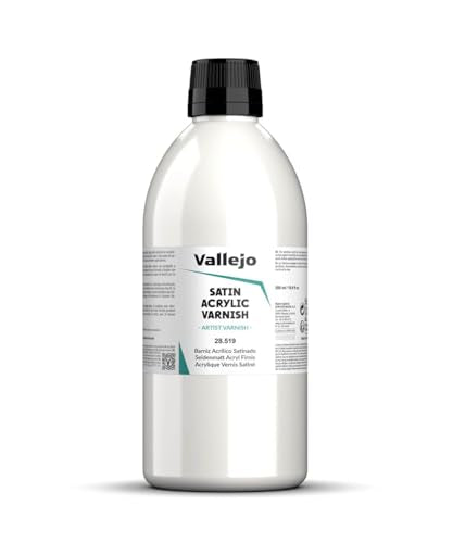 Vallejo 500ml Satin Liquid Varnish for Model Protection