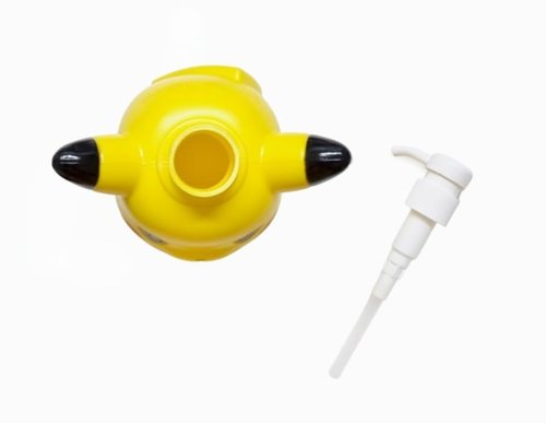 Cute 3D Plastic Soap Dispenser, 500ml (Yellow)