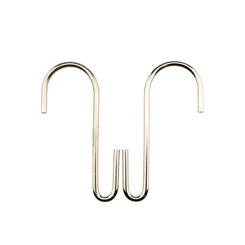 Angelkiss 3.7" Heavy-Duty S Hooks for Wire Shelving - 7 Pack, Rust-Proof