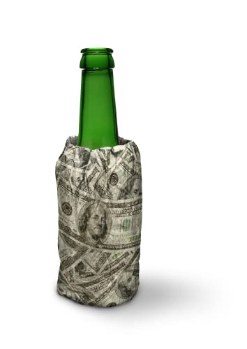 KoverUpz Insulated Can and Bottle Cooler Sleeve - Cash Money Tyvek