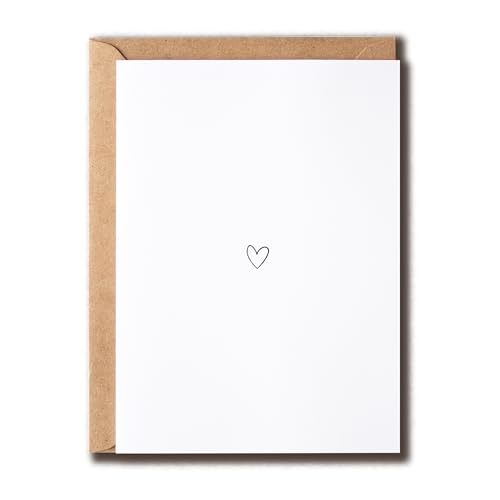 Heart Greeting Card - 5x7 Premium Card for Valentine's Day