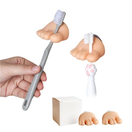Lifelisa Cute Toes Suction Hooks - 2 Pack Wall Hanging Utility Holders