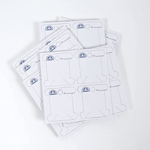 DMC Cardboard Floss Bobbins 56 Pack for Embroidery & Cross-Stitch - 1 Count