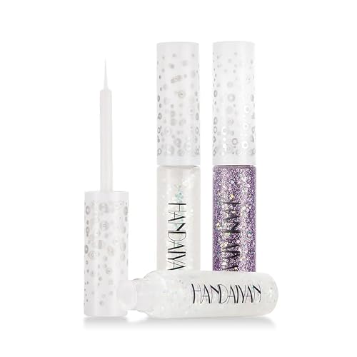 R.Y.M Liquid Glitter Eyeliner Silver Metallic Shimmer Eyeshadow Makeup
