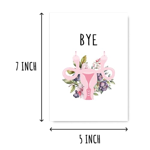 Funny Bye Uterus Card - Hysterectomy Get Well Soon Card