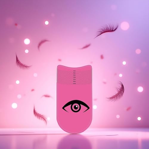 Pink Eyelash Ruler and Eyebrow Stencil Measuring Tool 2-Pack