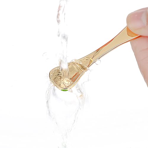 3Pcs Metal Makeup Spatula and Mini Skincare Spoon Set for Cream Mixing