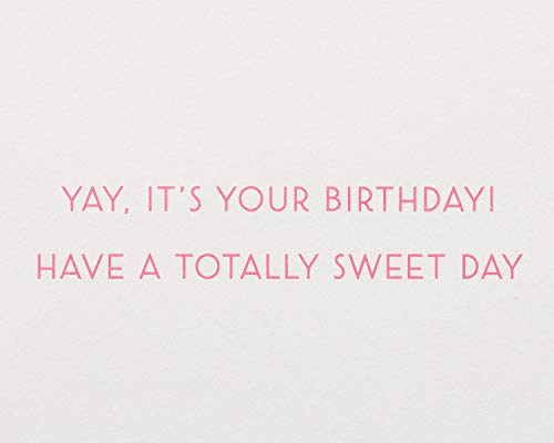 Papyrus Birthday Card - Totally Sweet Day Cat Illustration