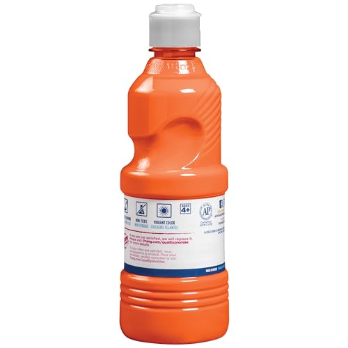 Prang Ready-to-Use Orange Tempera Paint - 16 Oz, Non-Toxic