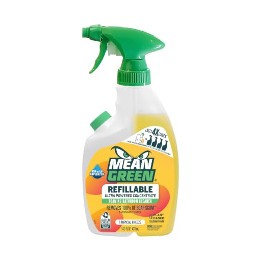 Mean Green Refillable Ultra Powered Bathroom Cleaner Concentrate,