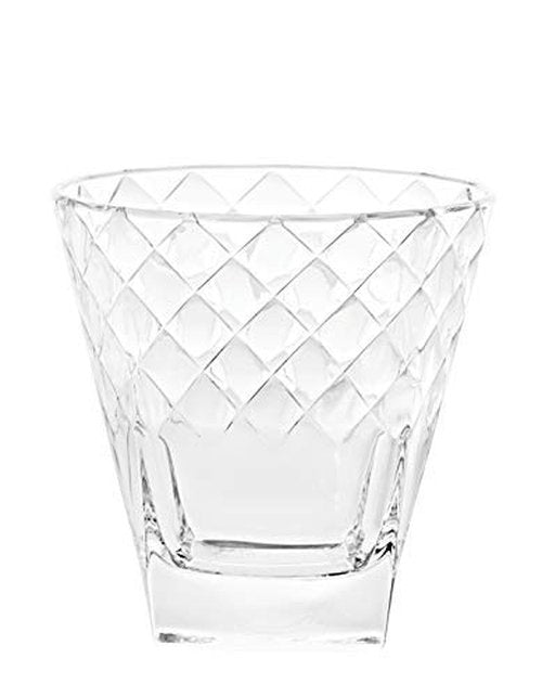 Barski - European Glass - Double Old Fashioned Tumbler Glasses - Uniquely Designed - Set of 6-11.5 oz. - Made in Europe