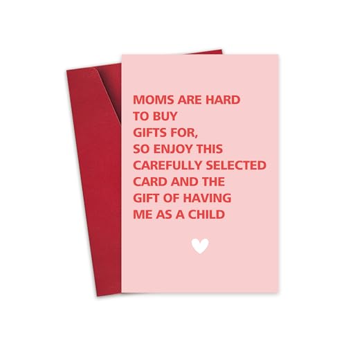 Funny Mother's Day Card - Humorous Greeting Card with Envelope