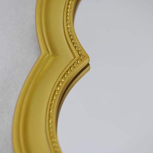 Heart Shaped Mirror - Romantic Gold Wall Decor, 12.6x11in