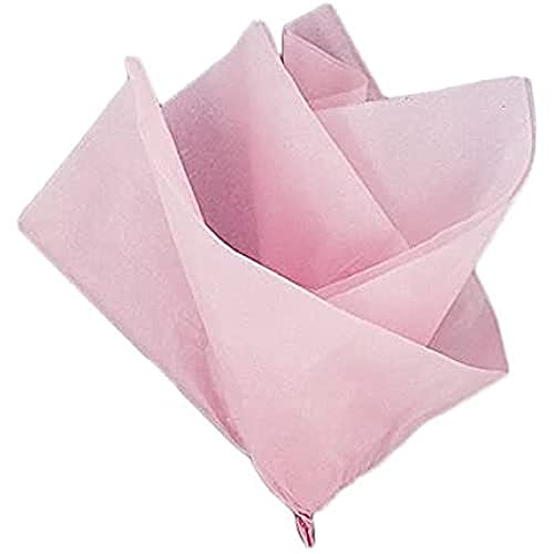 Pink Tissue Paper Sheets 20x26 Inches - Pack of 10 for Gift Wrapping & Crafts