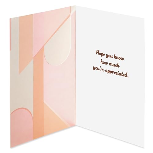 Thank You Card with Geometric Pattern - You're Appreciated