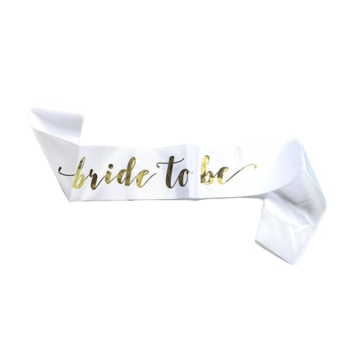 Bride to Be Sash - Elegant Bachelorette Party Accessory