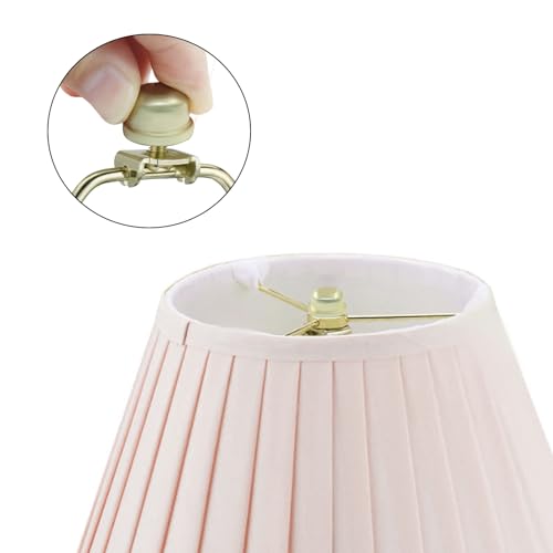 Gold Metal Lamp Finials - 2 Pack, 1/4-27 Thread for Table & Floor Lamps