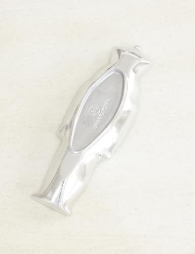 Mariposa 10-Inch Silver Nutcracker Nut Dish – Handcrafted Recycled Aluminum
